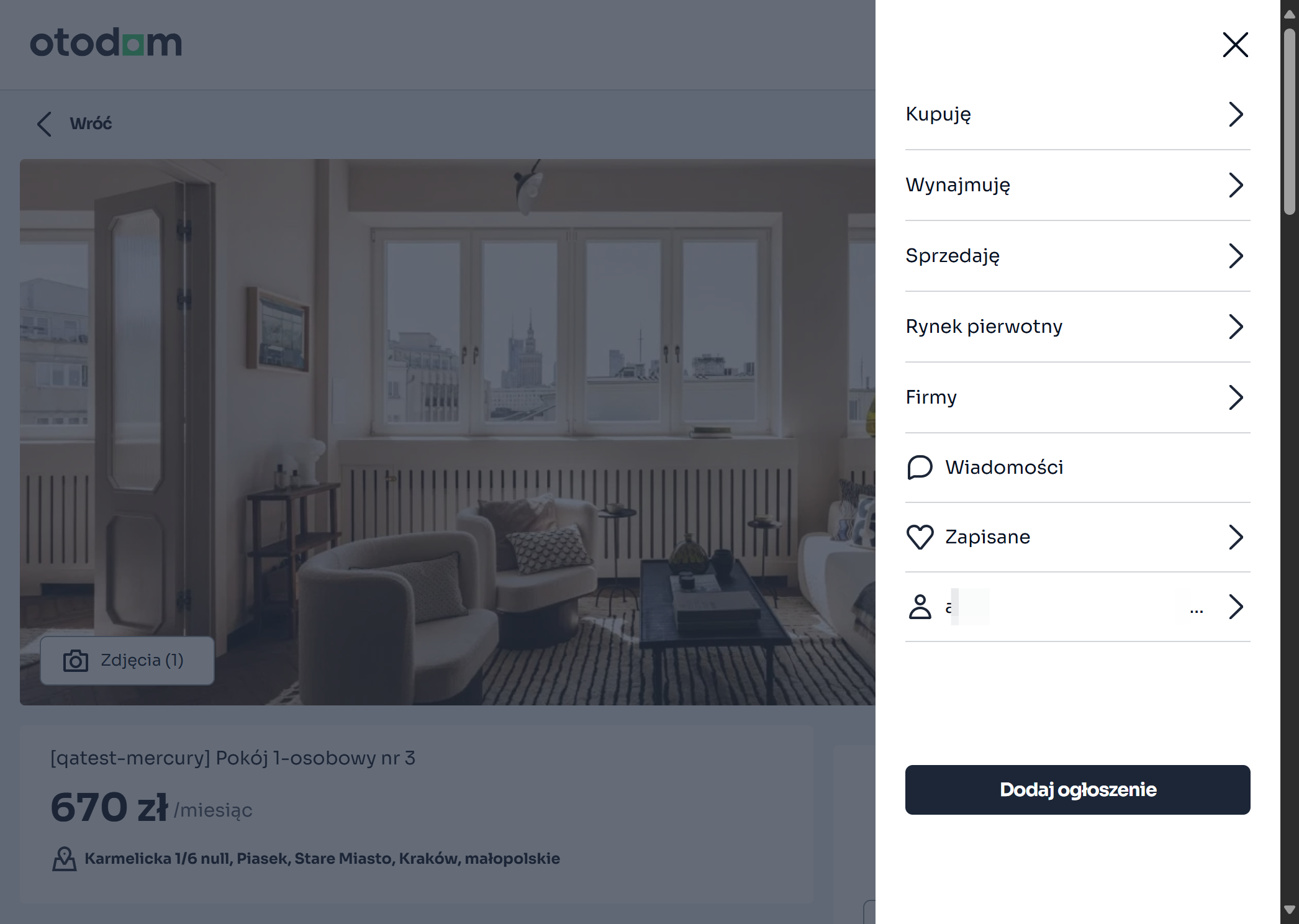 A następnie na swój profil