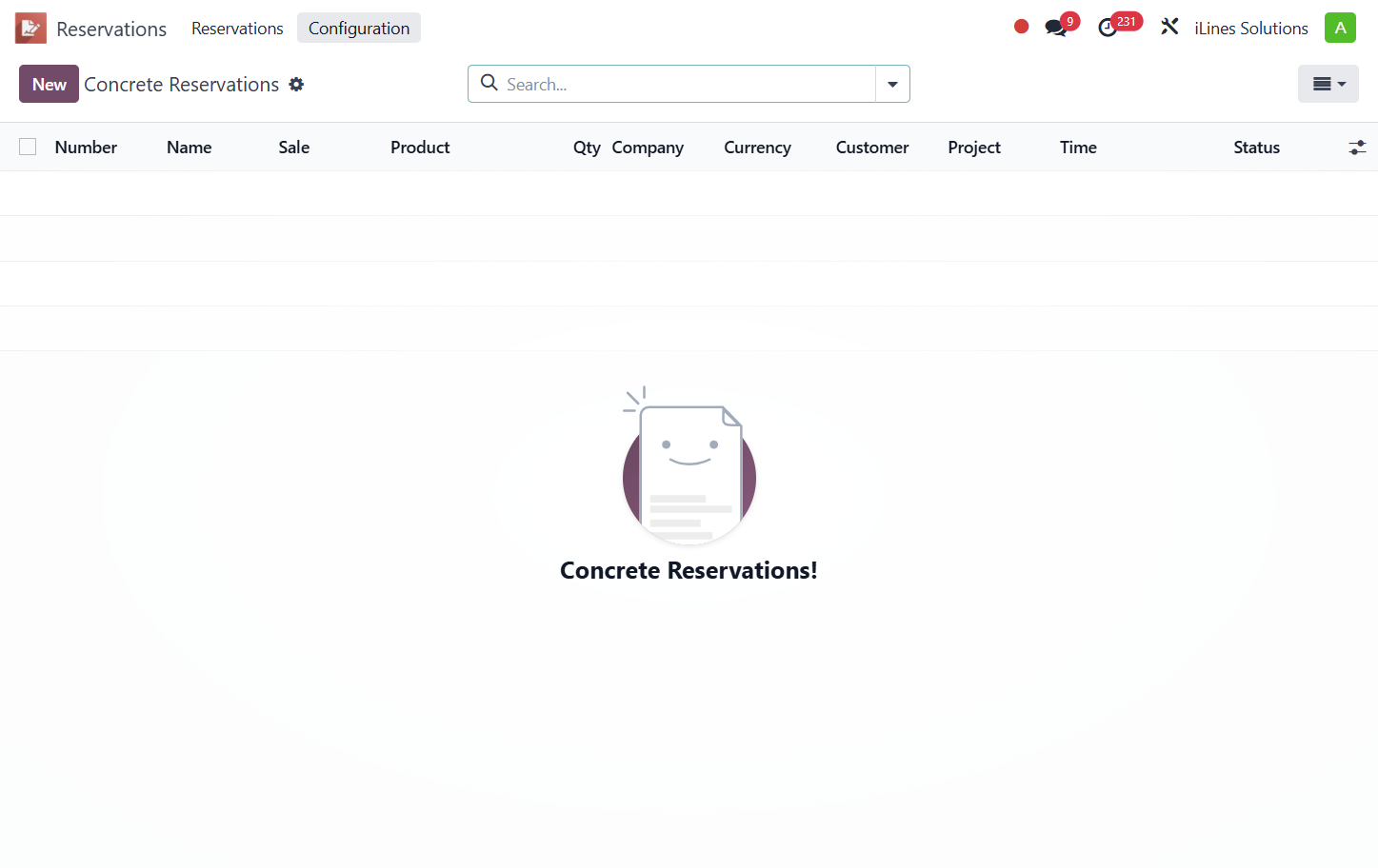 Click on Configuration