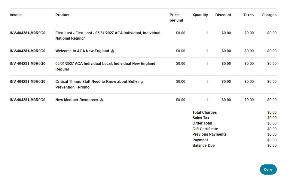 All Set - Click DONE