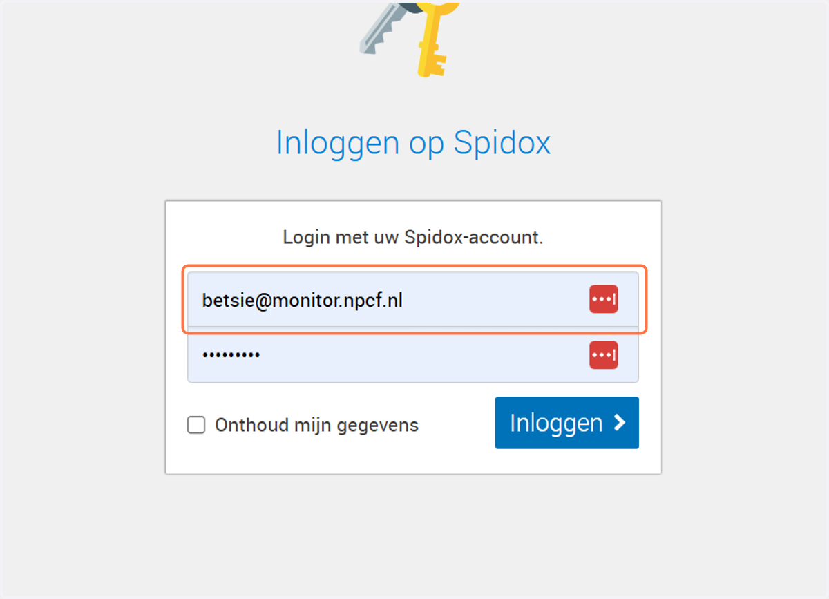 Ga naar https://beheer.dezorgvraag.nl/ en log in met de gekregen inloggegevens.