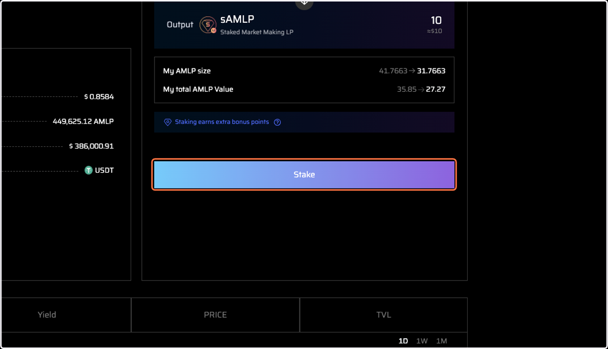 Stake Liquidity