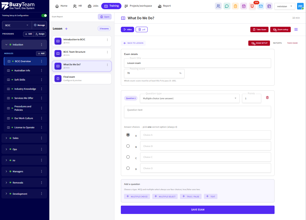 Back to Lesson: Return to the lesson overview.