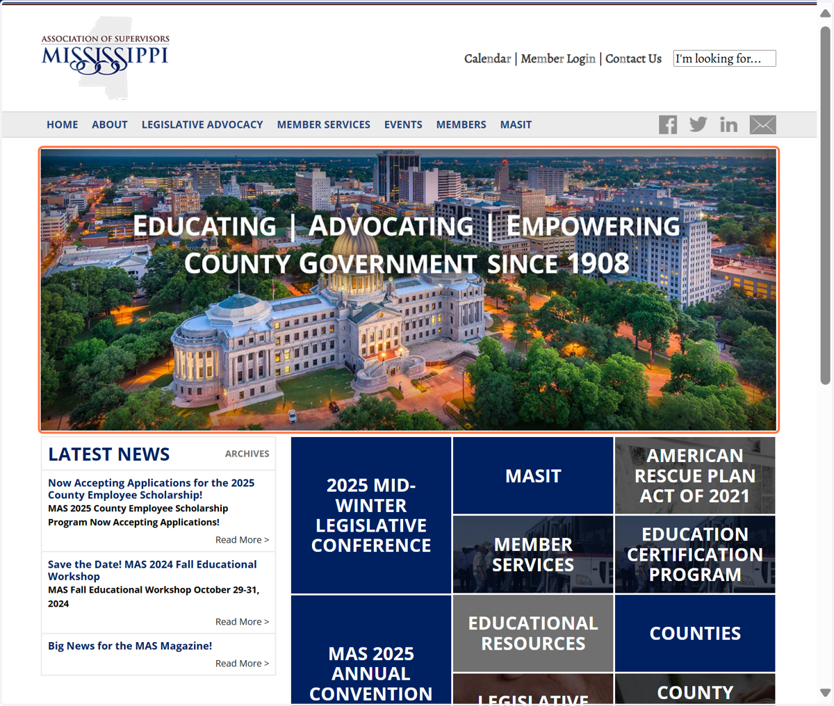 Start at the MAS website