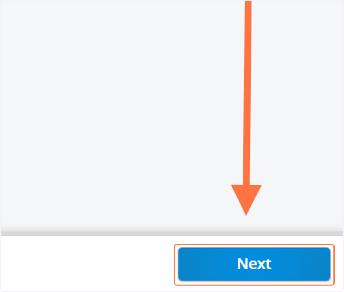 Click on "Next" at the bottom of the page