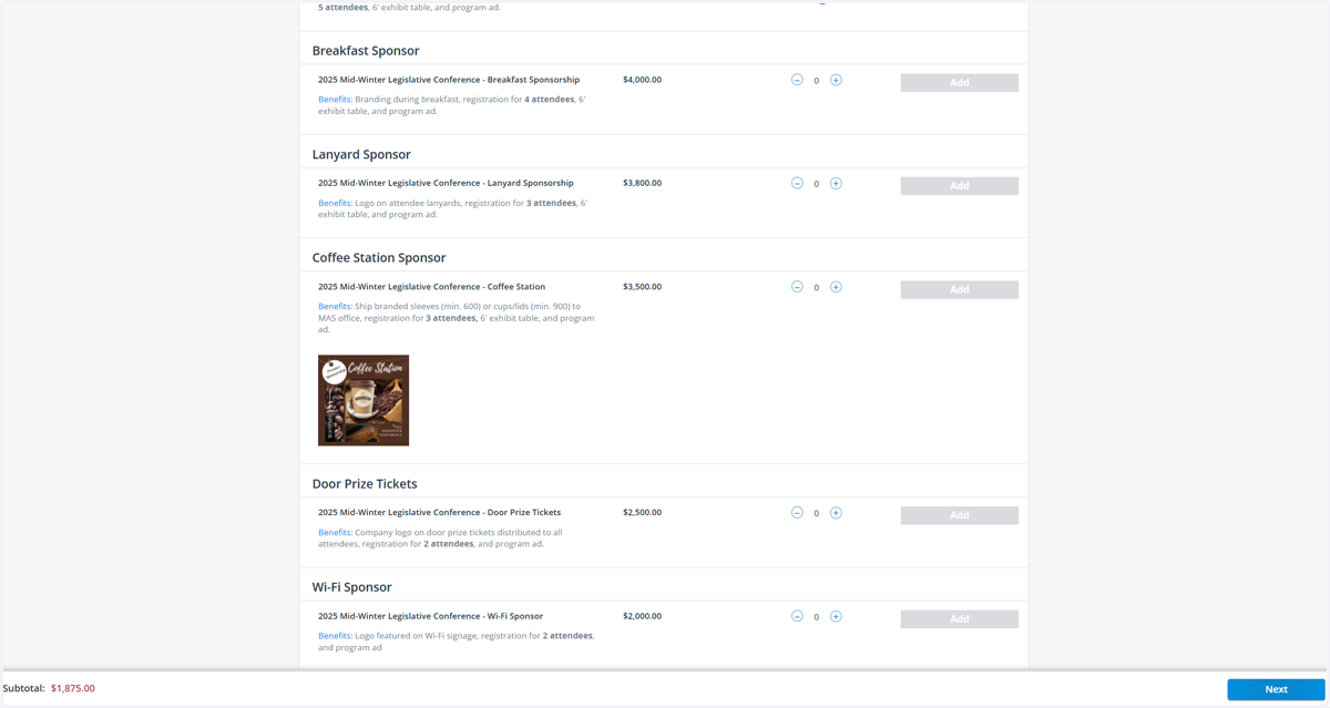 Continue scrolling if you wish to see other available sponsorship opportunities including Platinum and Gold Sponsorship