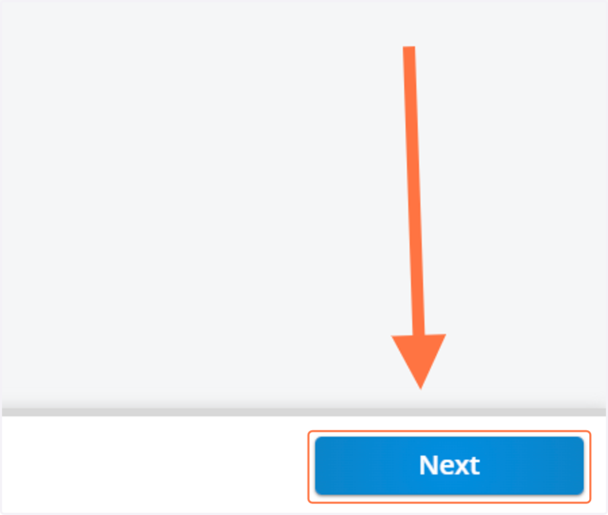 Click on "Next" at the bottom of the page