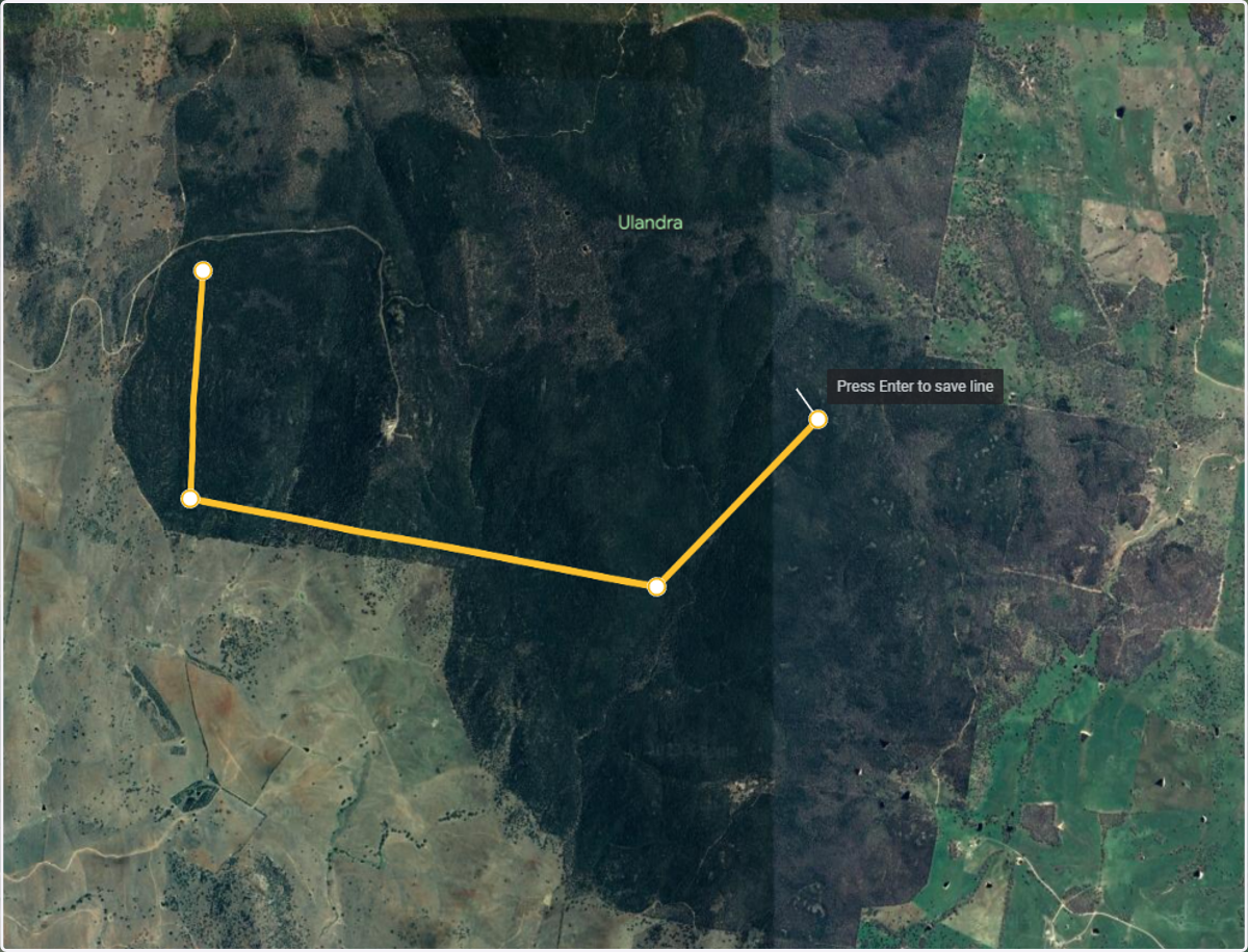 Draw your area of interest boundary