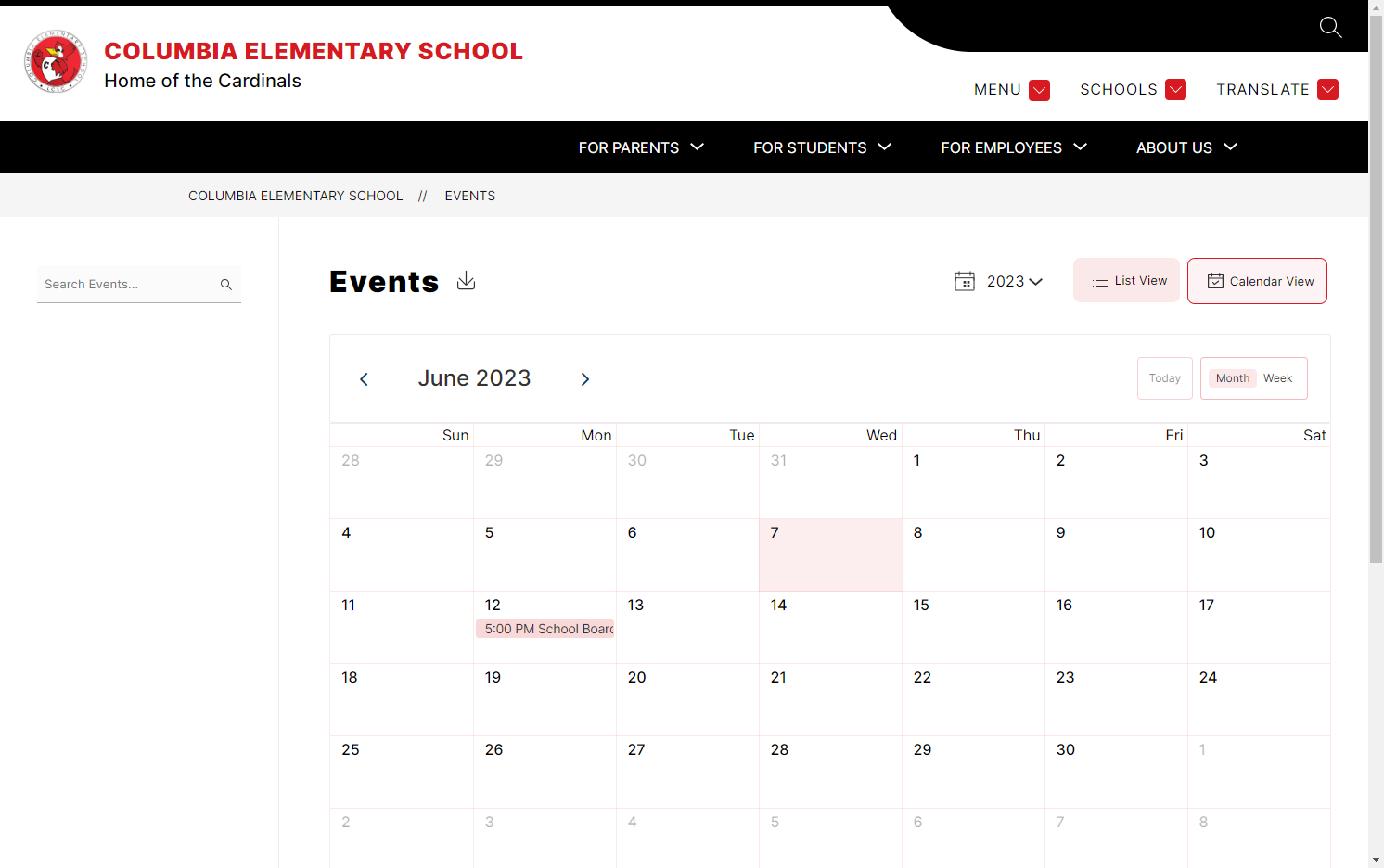 In order to move between different months, simply click on either the left or right arrows. This will allow you to easily navigate and access the specific month you need.