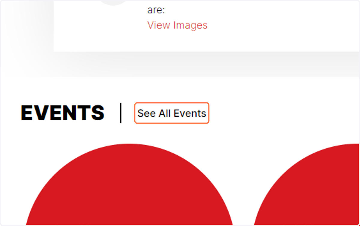 To view all events, simply click on "See All Events."