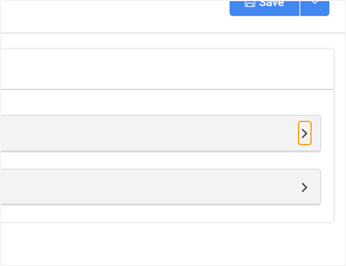 Click on the Payment Terms box