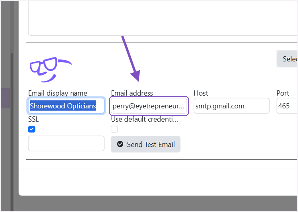 Type your email here