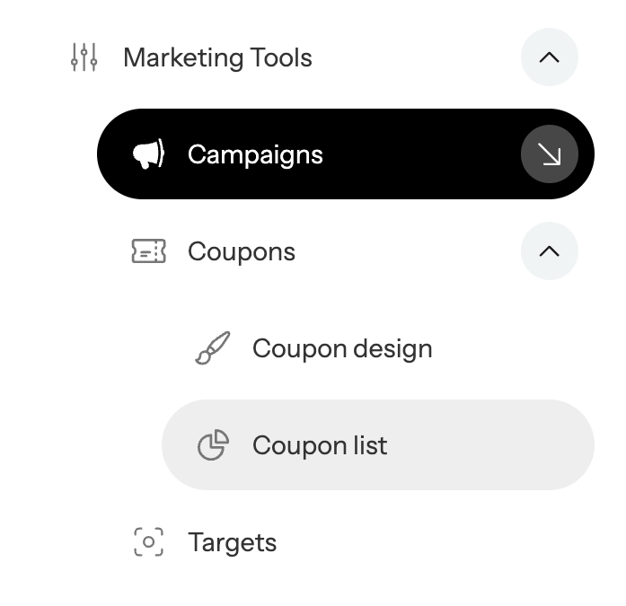 Access the Coupons List