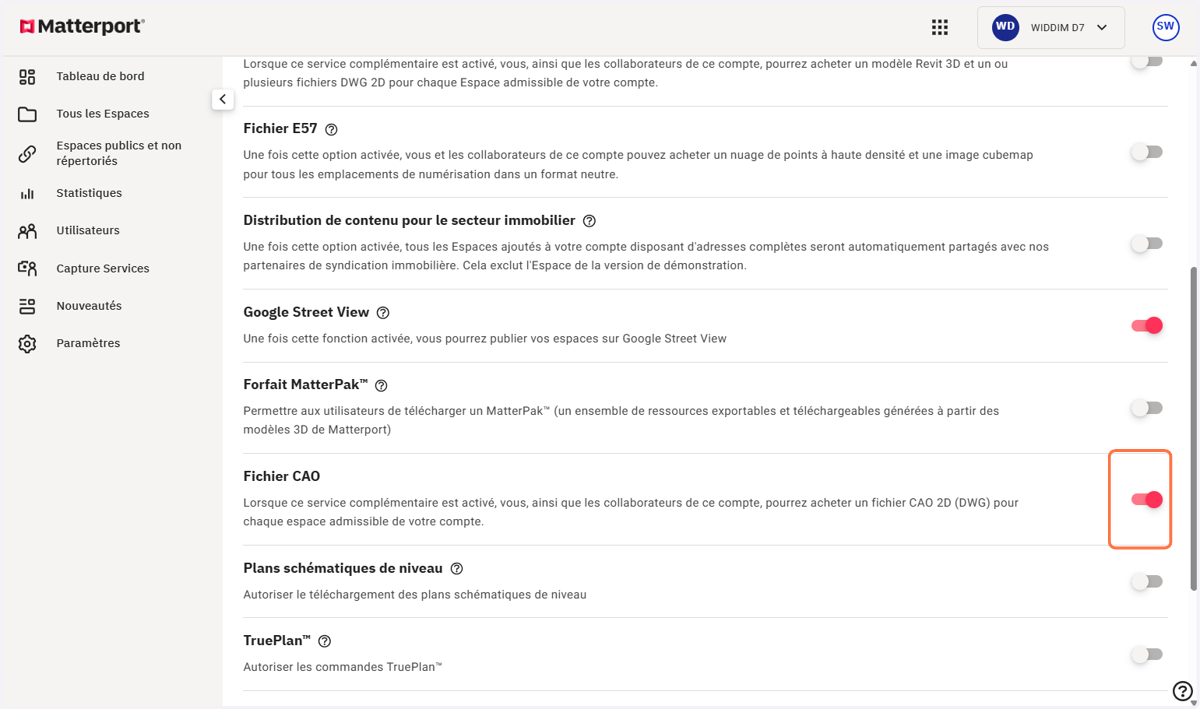 Si vous exploitez des plans CAO DWG dans votre activité, et avez besoin du format DWG, cochez cette option, sinon ne la cochez pas.