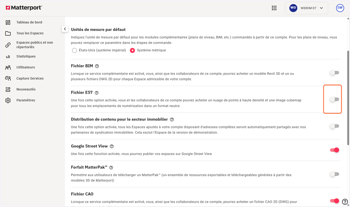 Si vous exploitez des nuages de points 3D dans votre activité, et avez besoin du format E57, cochez cette option, sinon ne la cochez pas.