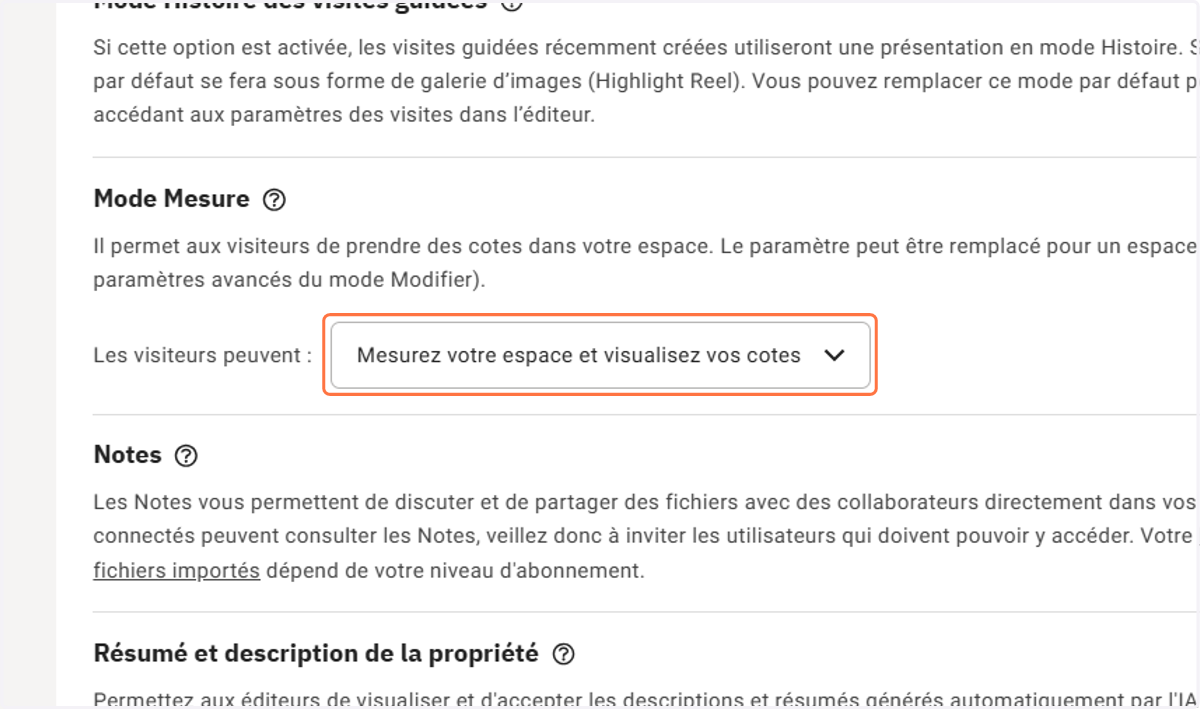 Selectionner Mesurez votre espace et visualisez vos cotes