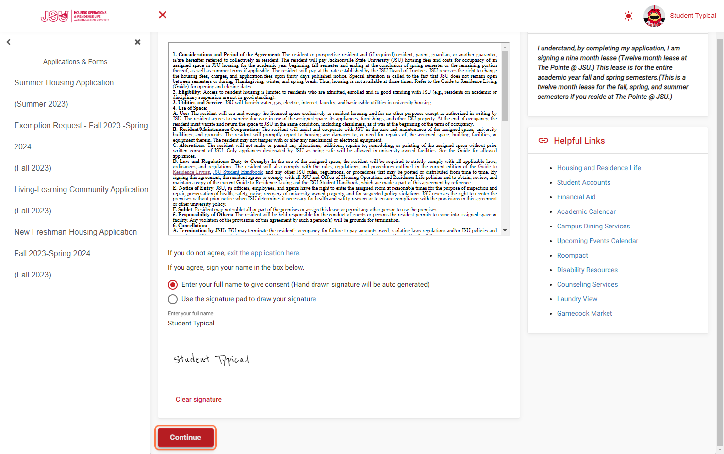 Click on Continue