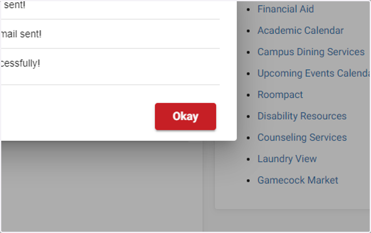 Your application has been successfully submitted!