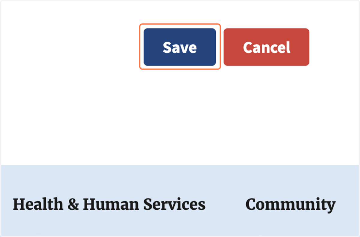 Click on Save