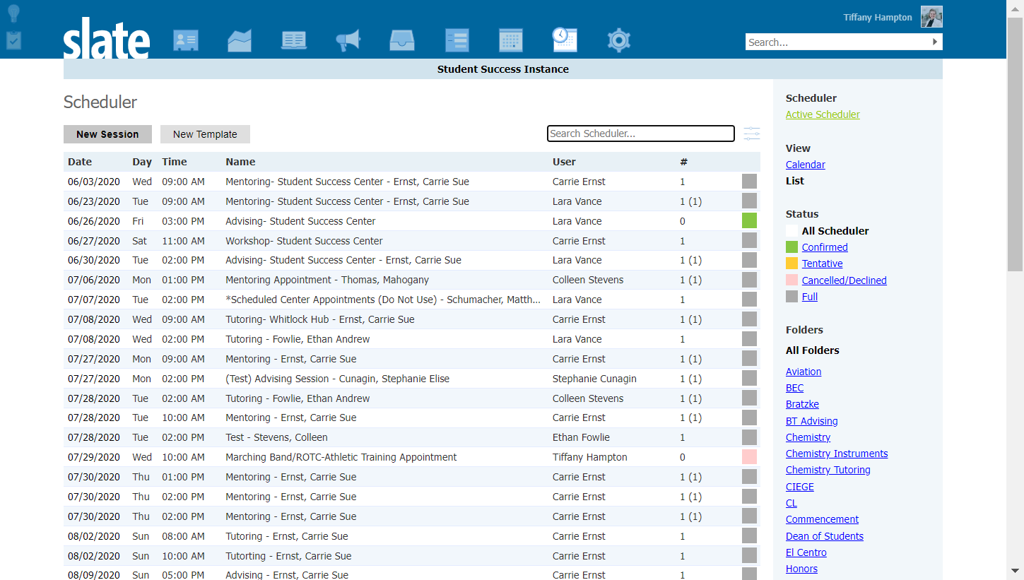 Click on Active Scheduler