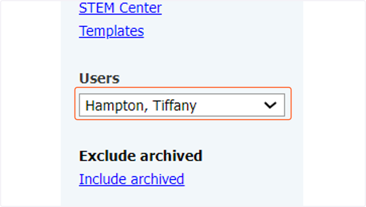 Choose your name as the user with "All Folders" selected.