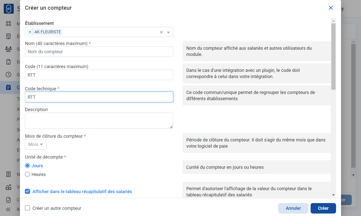 Mettre une description (si nécessaire)