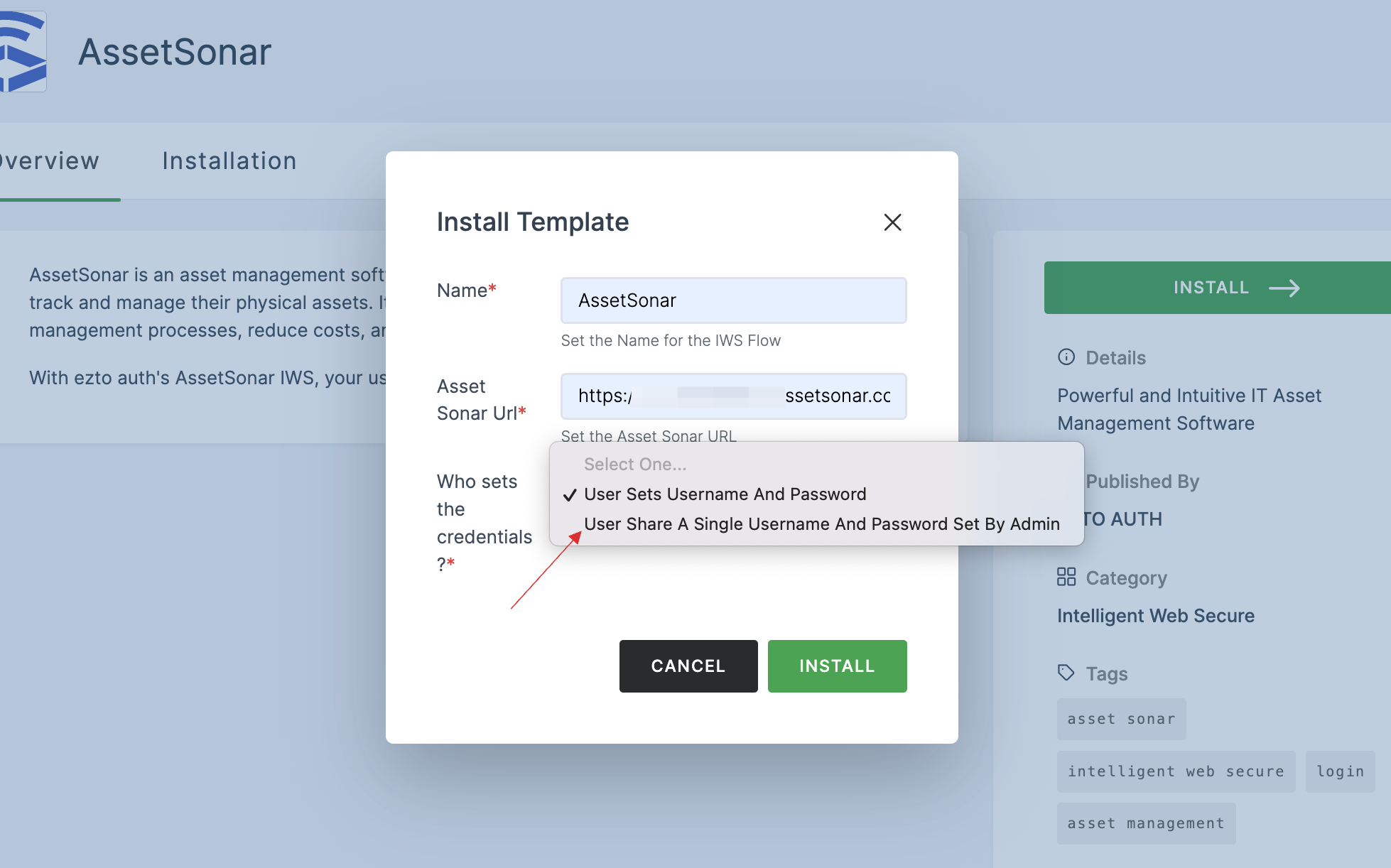 User Share A Single Username And Password Set By Admin