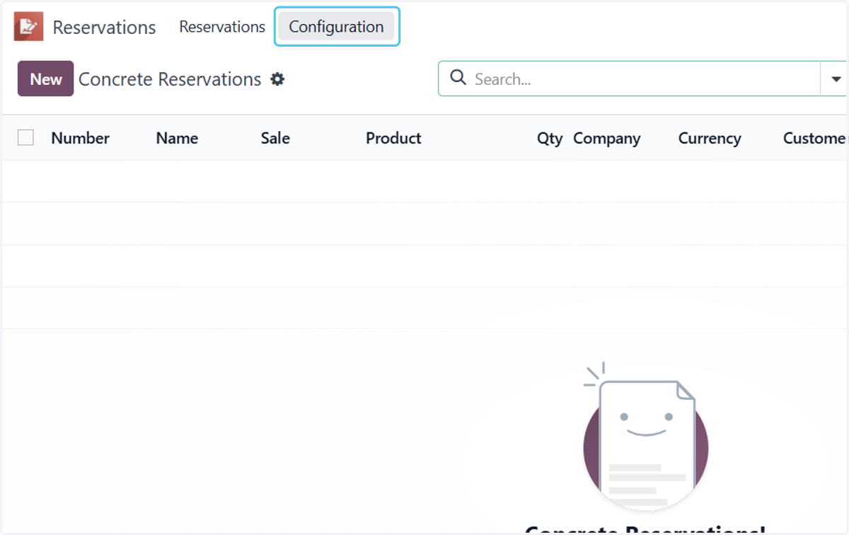 Click on Configuration