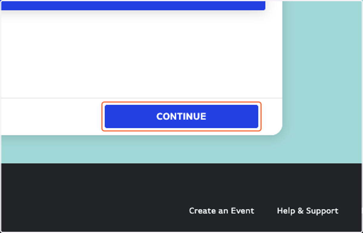 Click on CONTINUE