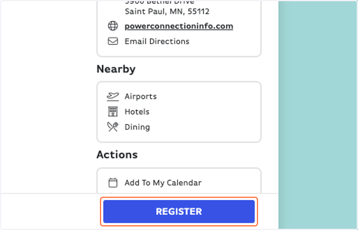 Click on REGISTER