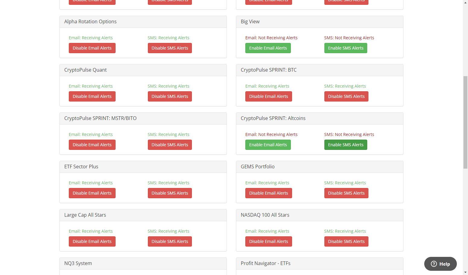 Click on Enable SMS Alerts