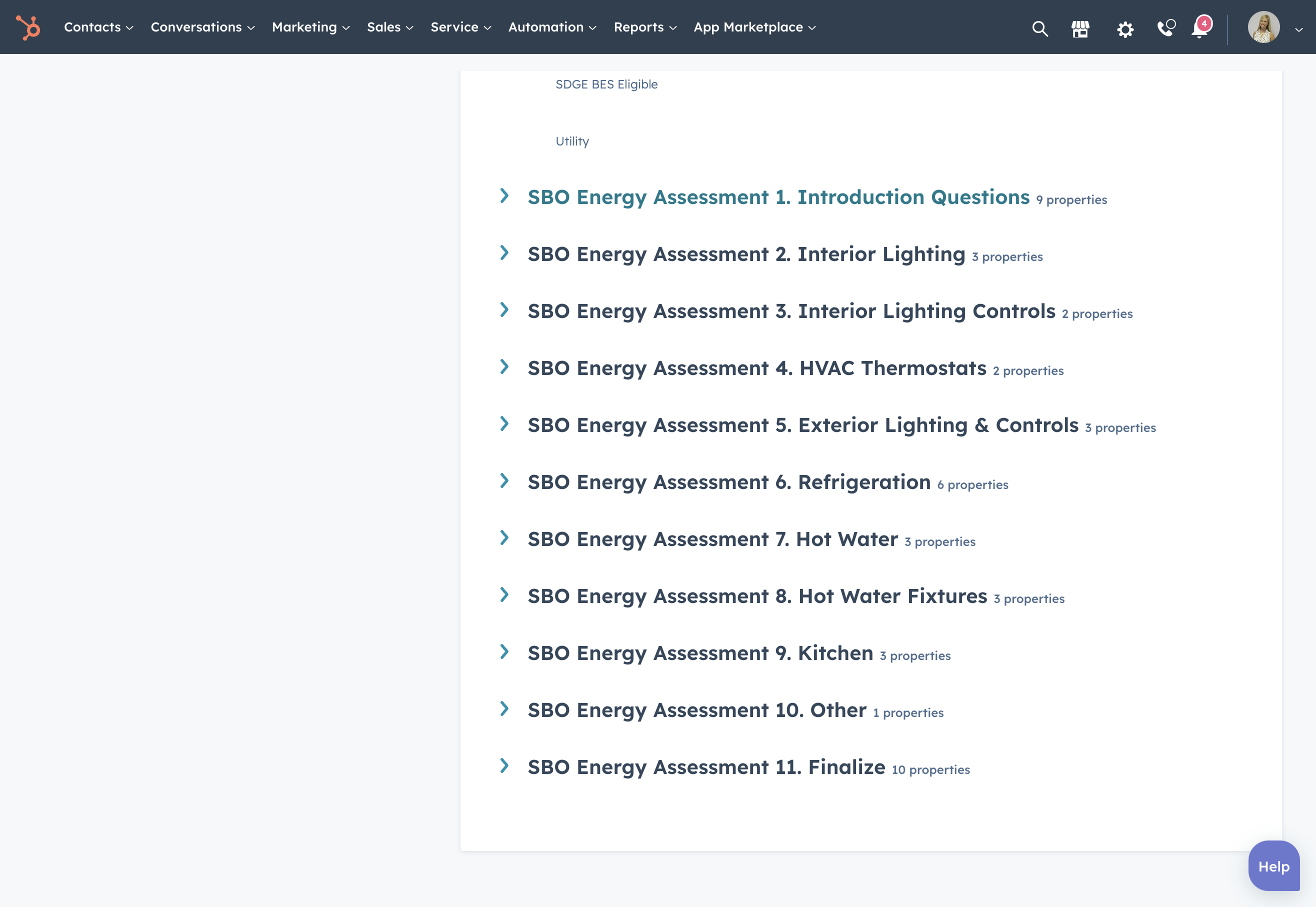 Complete the 9 questions in the ' SBO Energy Assessment 1. Introduction Questions' section.