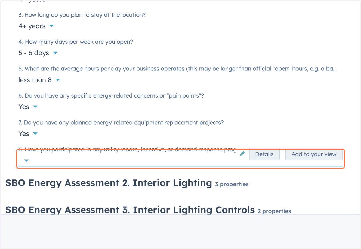 8. Have you participated in any utility rebate, incentive, or demand response programs before?…