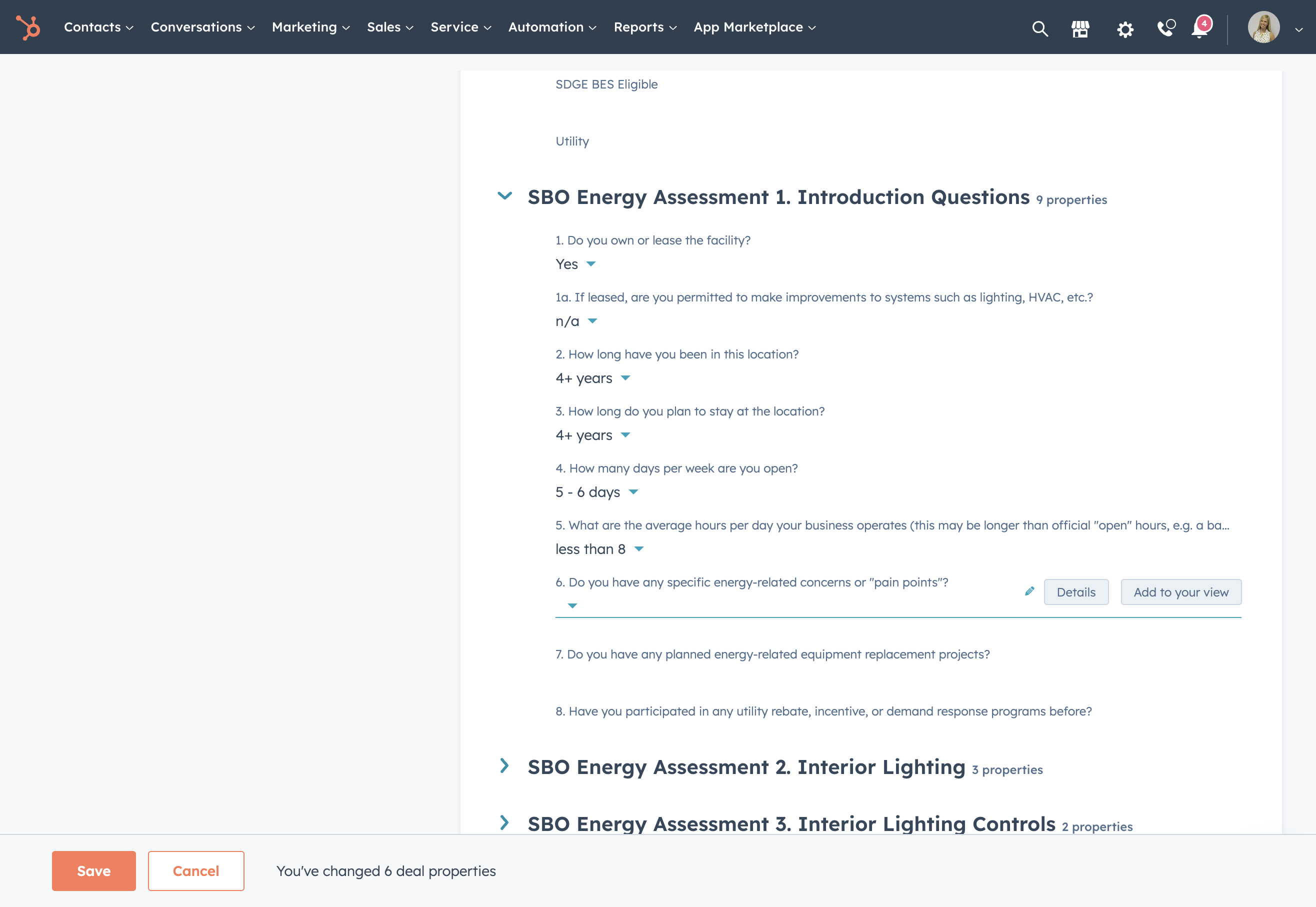 6. Do you have any specific energy-related concerns or "pain points"?…