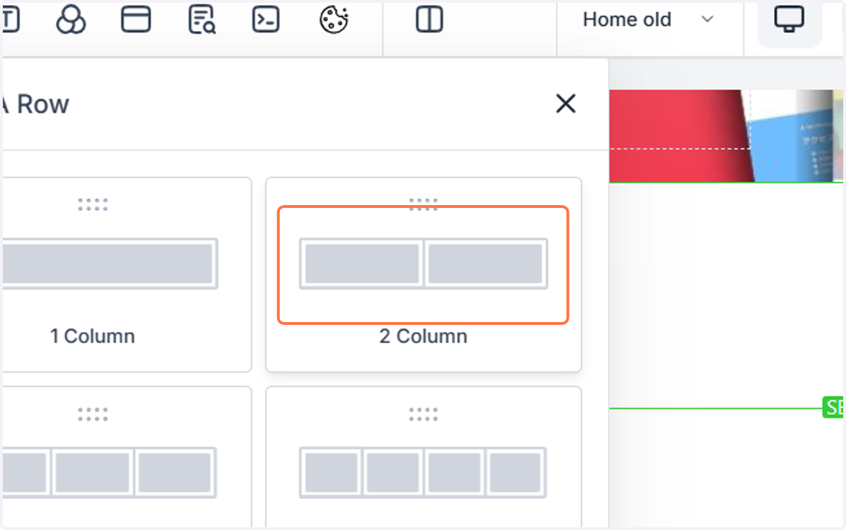 Choose how many columns you want