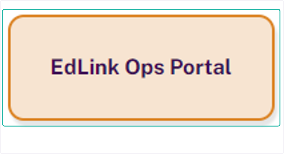 In the EdLink Security Application Menu, Click on the EdLink Ops Portal button.