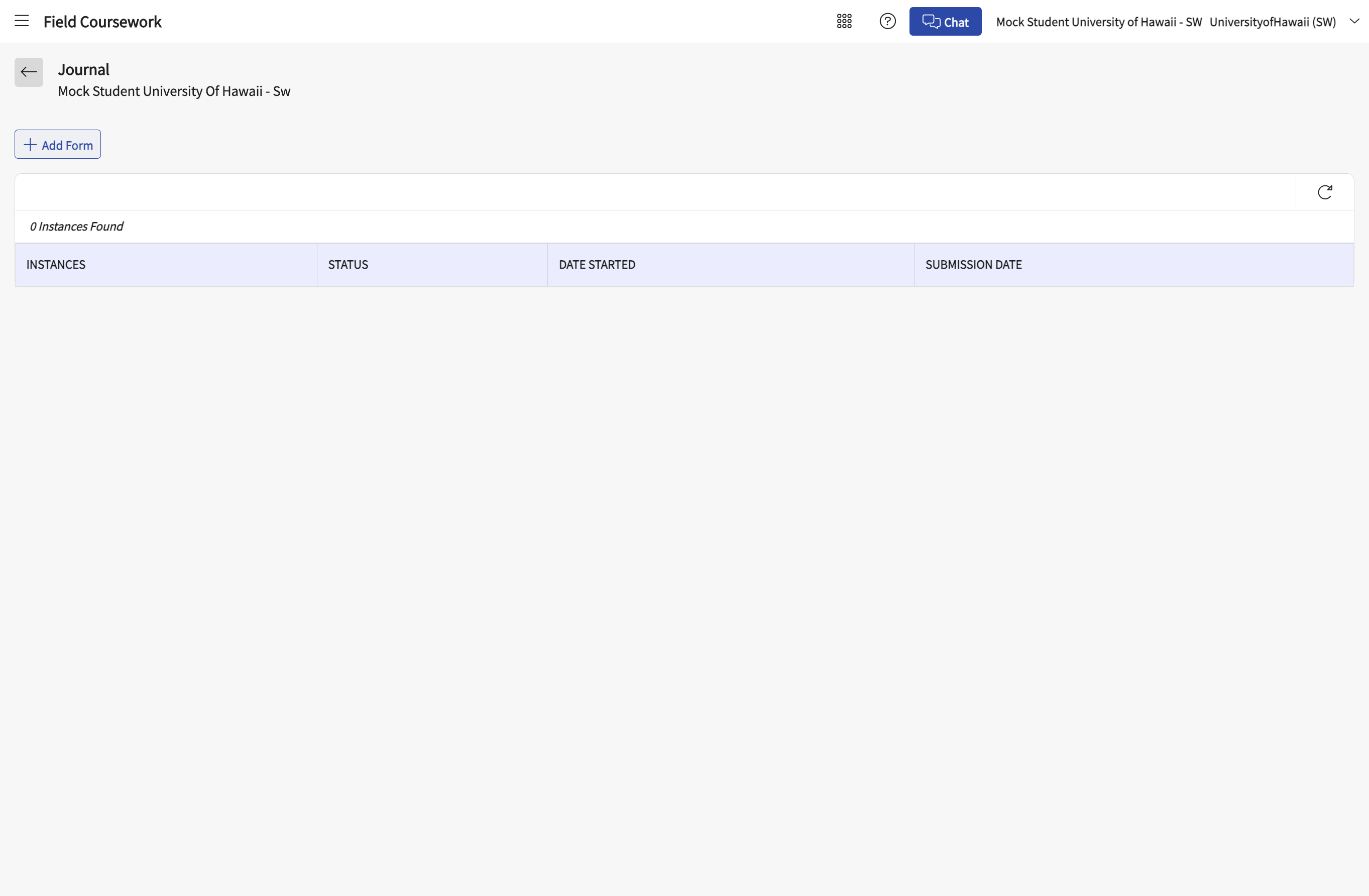 Click on Add Form