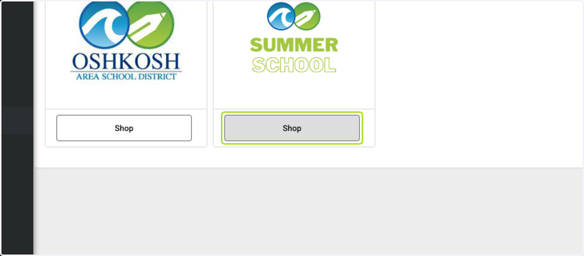 Click on Shop