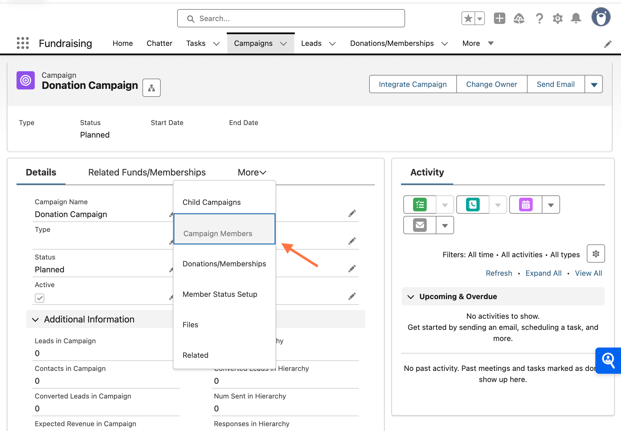 How to Assign Contacts to a Campaign