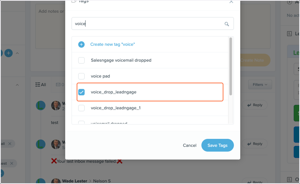 Check voice_drop_leadngage. You can choose between 6 different ones.