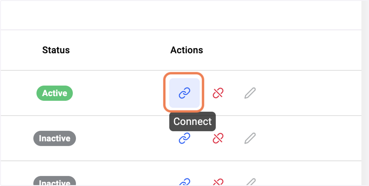 Click on Connect
