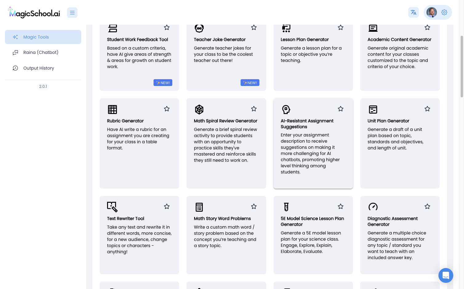 Click on AI-Resistant Assignment Suggestions…