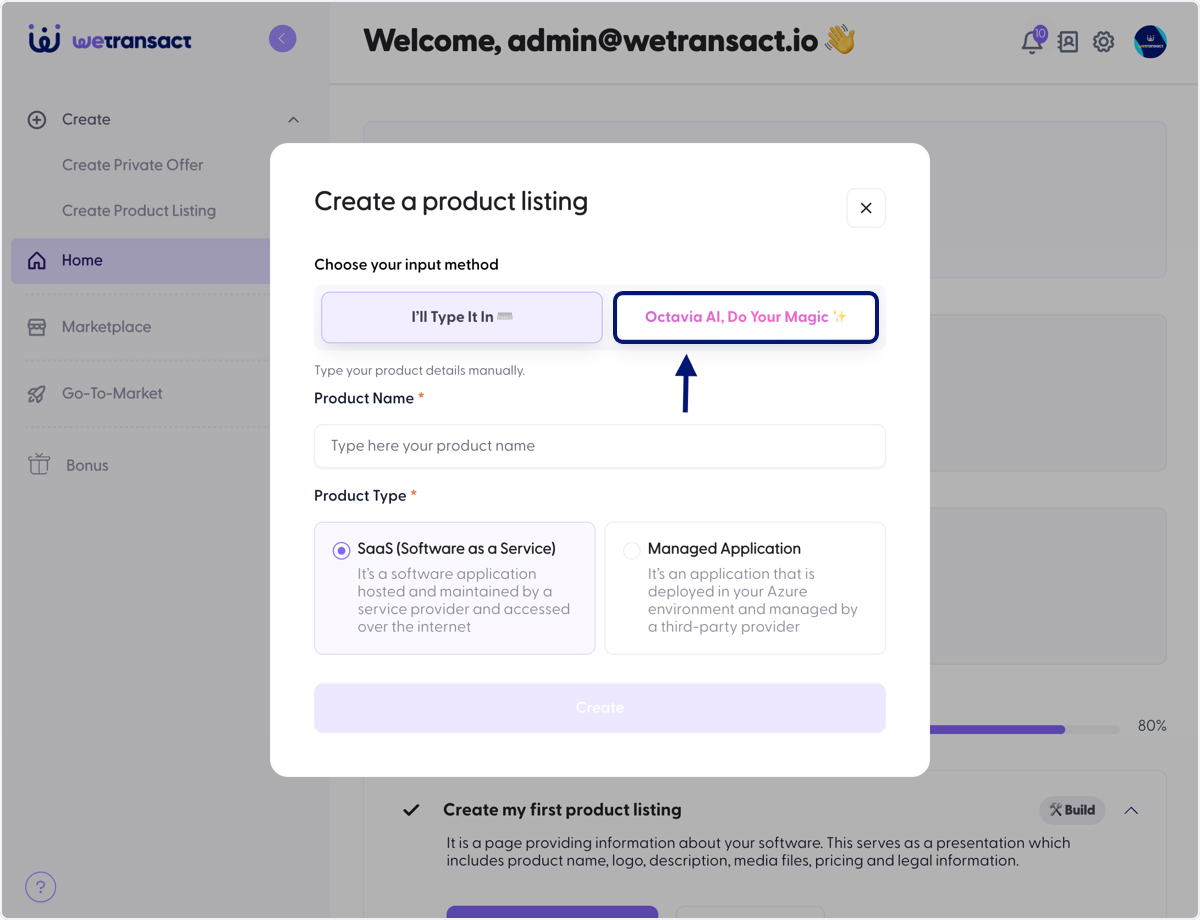 Step 2 screenshot Step 2 screenshot