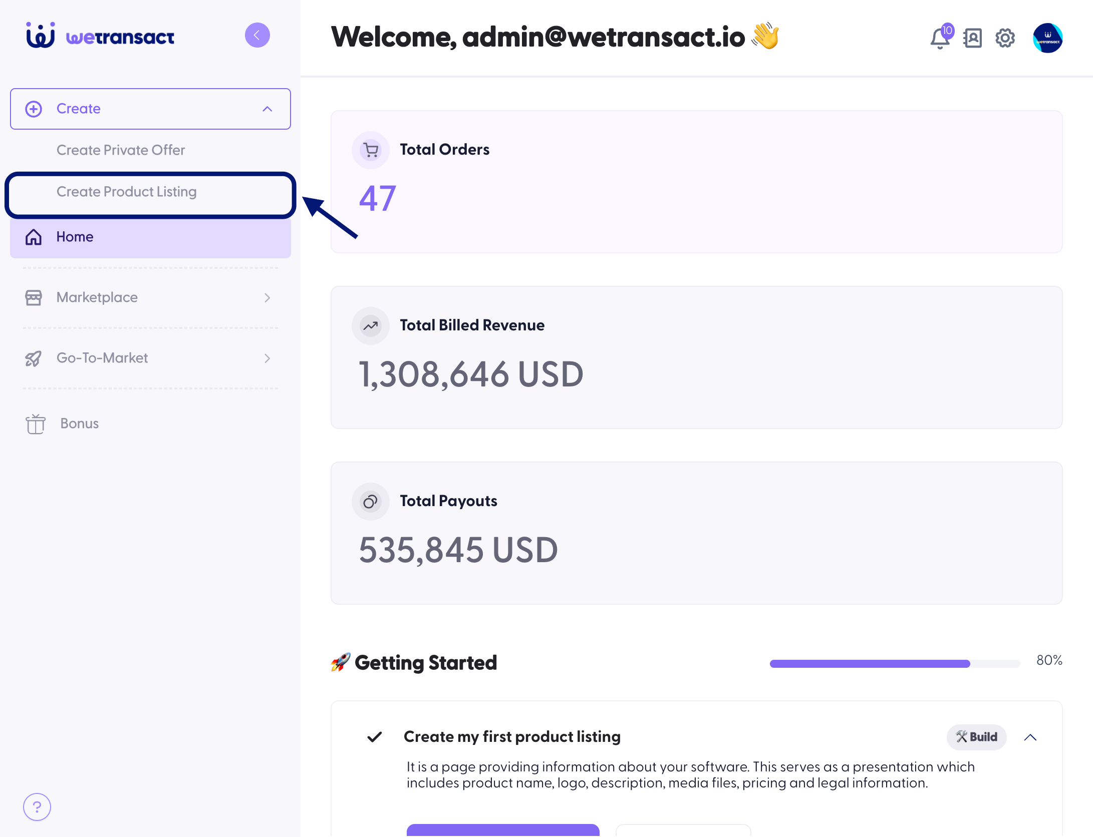 Step 1 screenshot