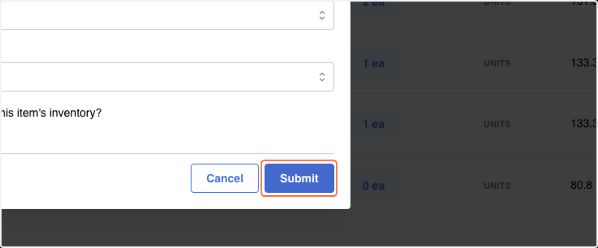 Click on Submit