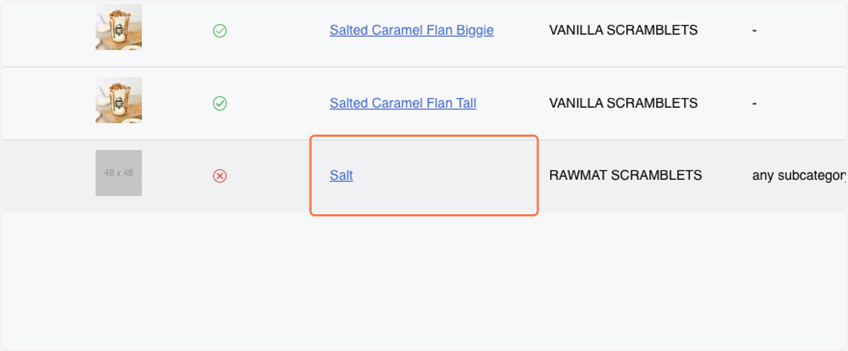 Result "Salt"