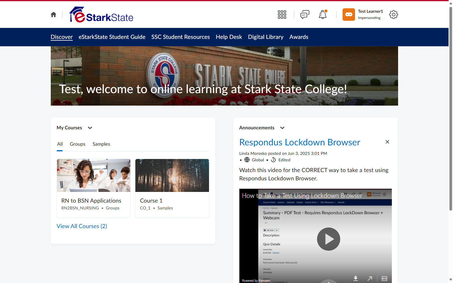 Click on Discover