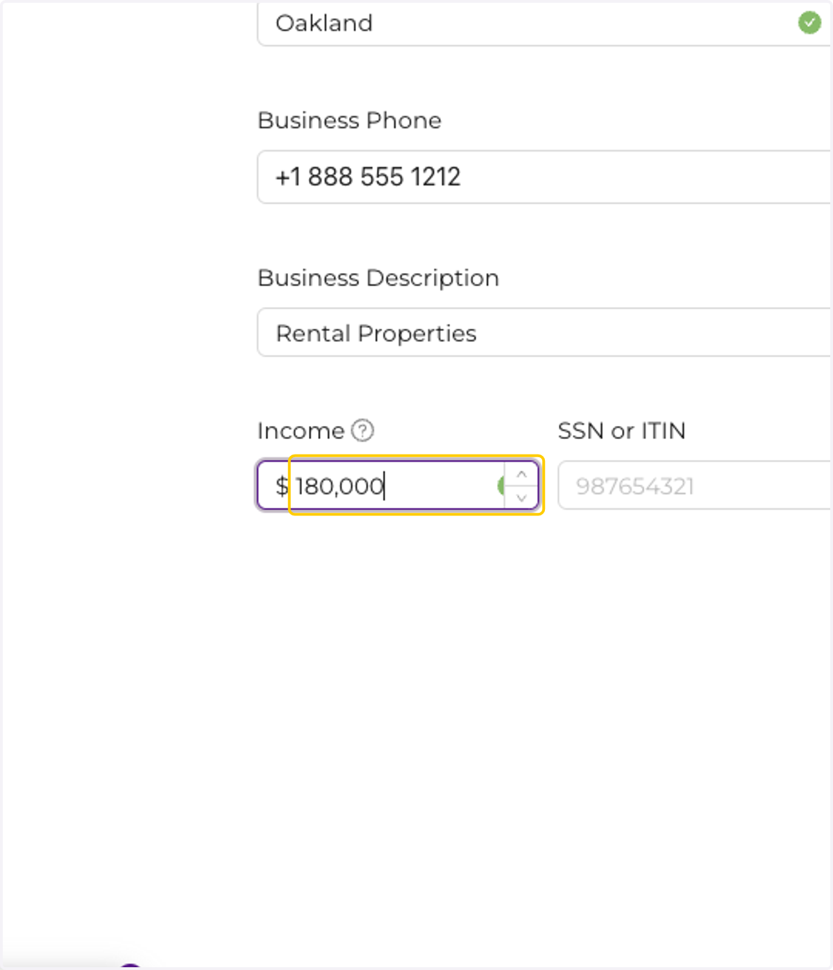 Enter the amount of rental income you collect annually