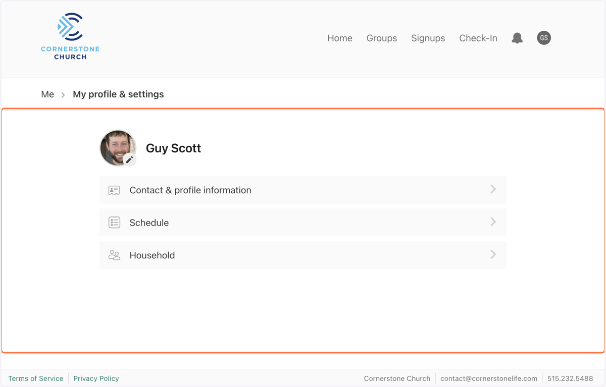 This is a GOOD example since it clearly shows who "Guy Scott" is and he is the only one shown in the picture.