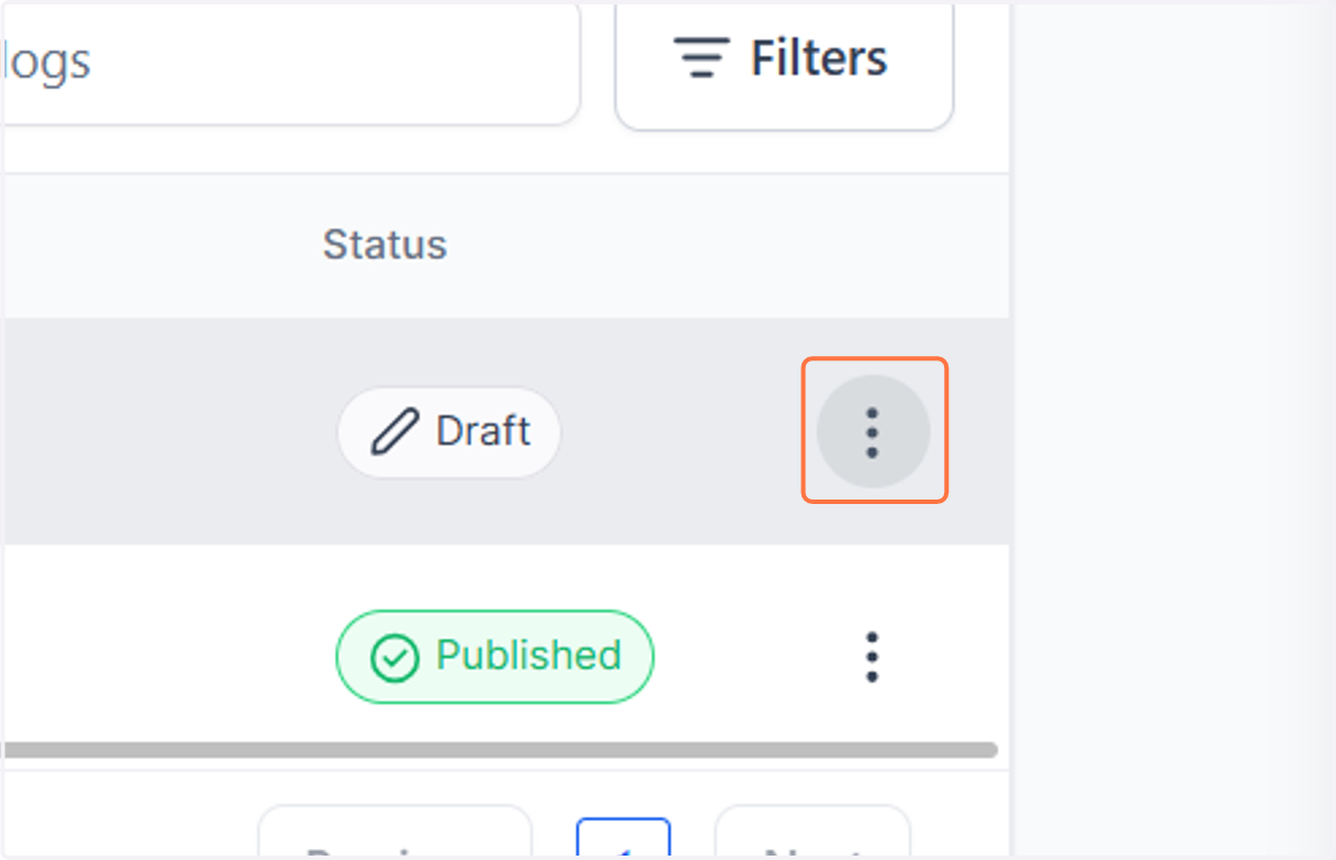 Click on the 3 dots of your copied post