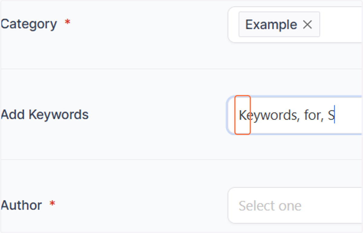 Add some keywords